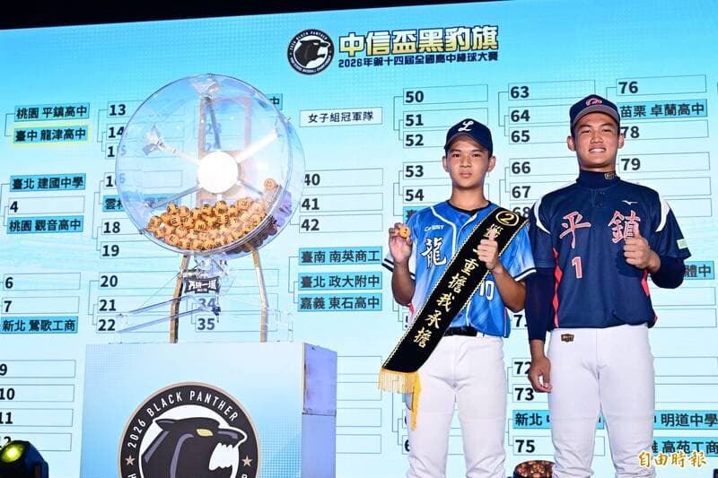 黑豹旗》2026年中信盃第14屆黑豹旗 將於10月25日至11月29日登場(新聞配圖)
