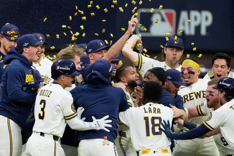 MLB季後賽》不畏懼163公里火球!喬里奧再見安 釀酒人2連勝聽牌(新聞配圖)