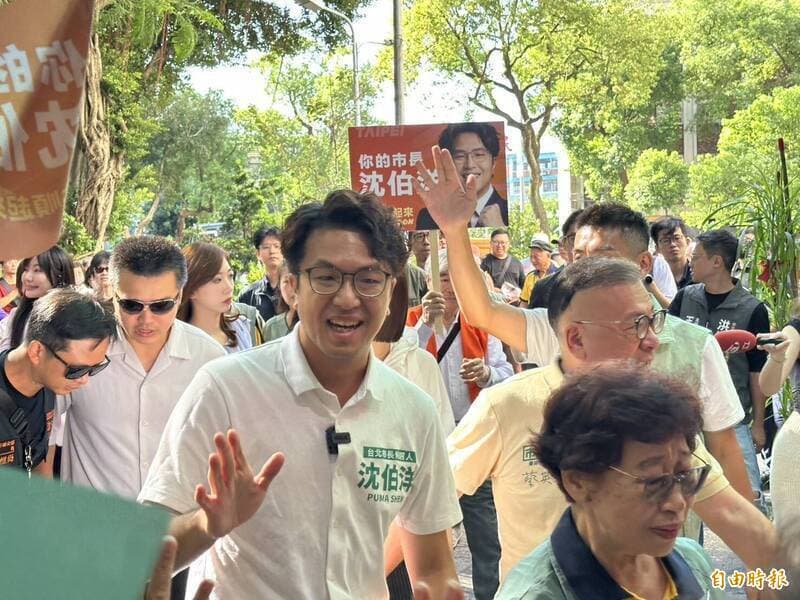 曹興誠八不居士》論沈伯洋的「無緣大慈」和「問A答A」(新聞配圖)