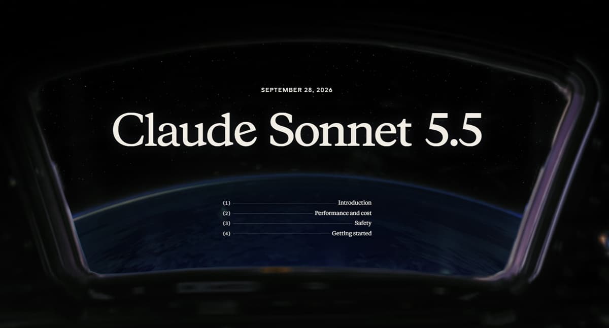 Anthropic 推出 Claude Sonnet 5.5：速度提升逾 30%、單項任務成本最多降三成（新聞配圖）