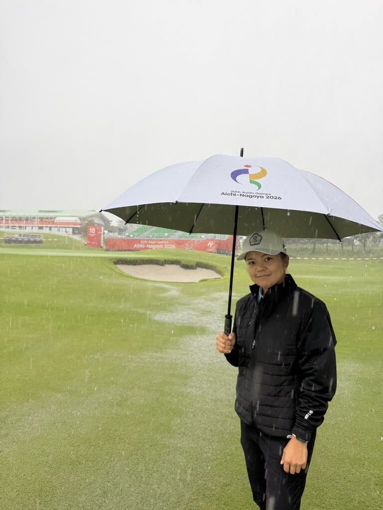 大雨打亂高爾夫練習日　「亞運菜鳥」徐薇淩盼能下場熟悉（新聞配圖）