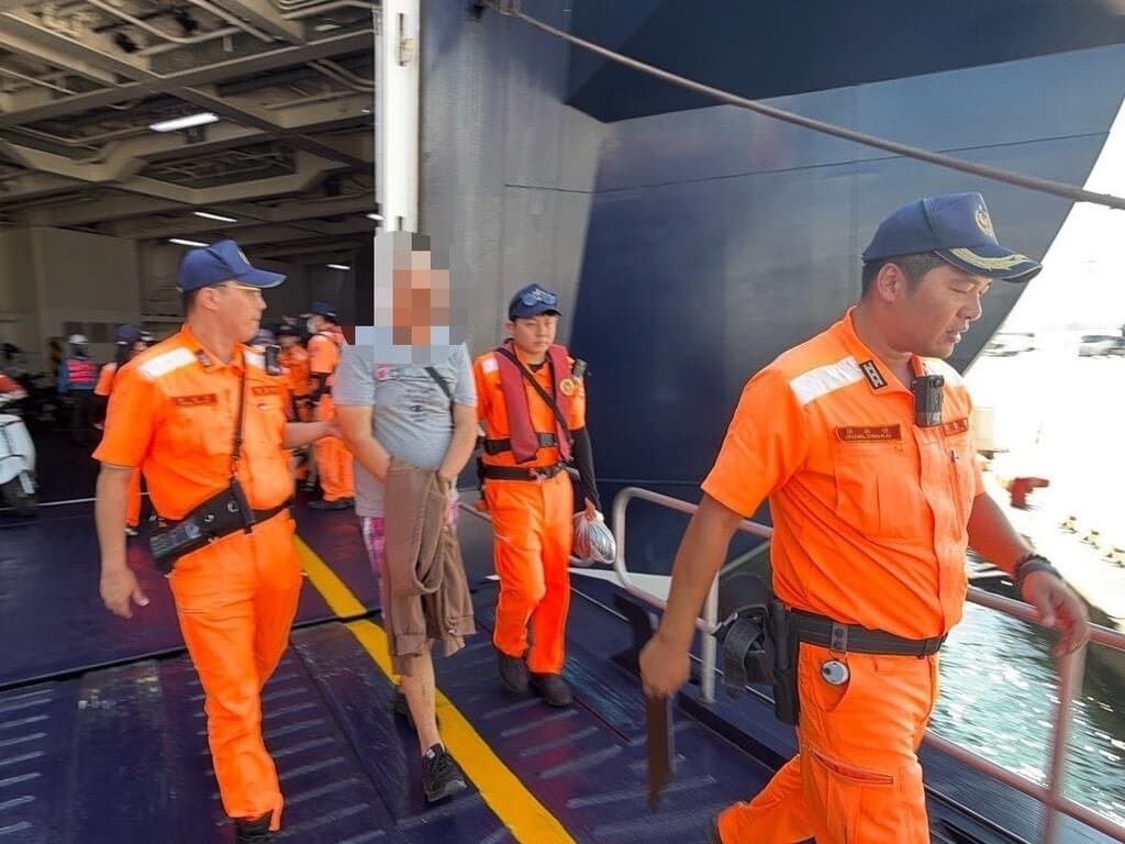 通緝犯搭澎湖輪離港　海巡啟動跨區聯防機制逮人（新聞配圖）