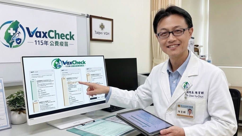 避免打錯或重複接種疫苗　北榮玉里分院開發AI助判讀（新聞配圖）