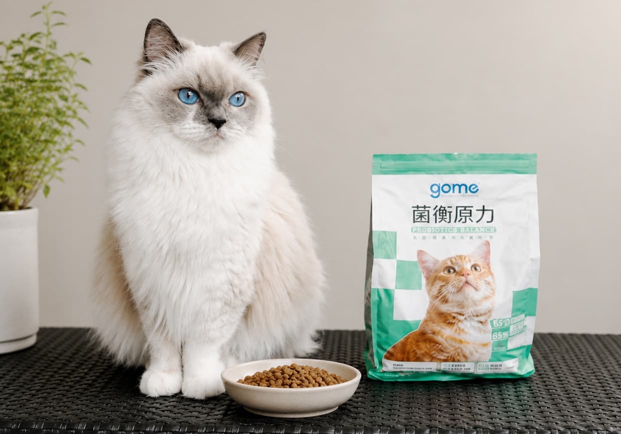 你家也有挑嘴貓? GOMO固牧寵糧首席動物營養團隊找到健康美味秘方（新聞配圖）