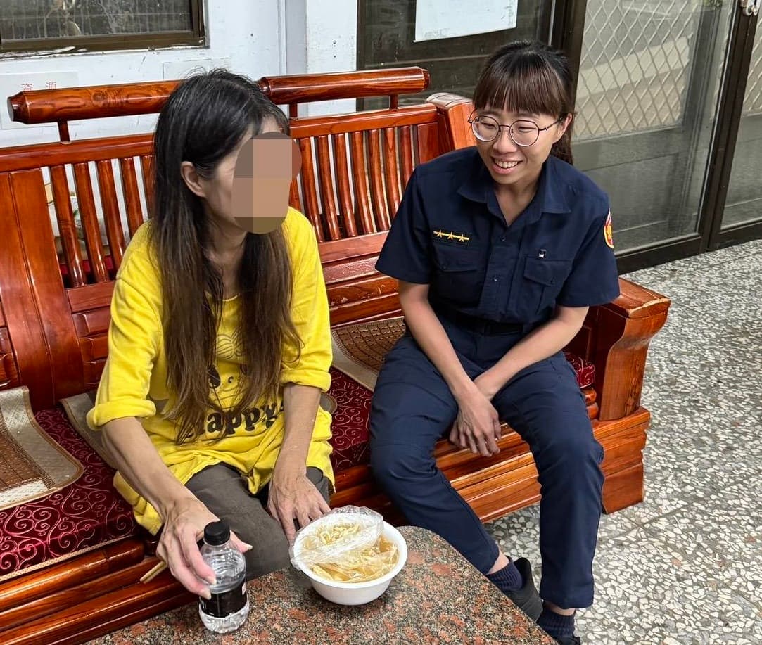 婦人迷途誤認人在台北 臺西警供餐聯繫家屬助安置（新聞配圖）