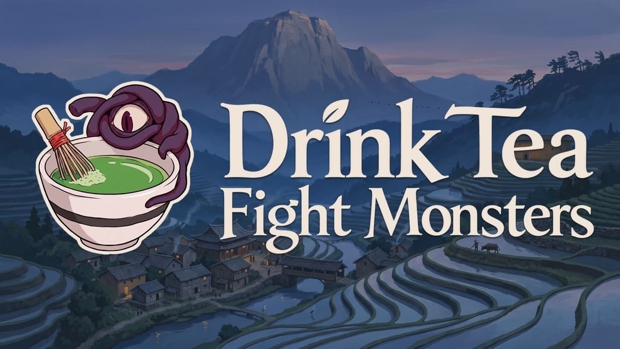 打怪也要停下來喝茶　Roguelike 牌組構築遊戲《喝茶打怪》預計今年末開放試玩（新聞配圖）