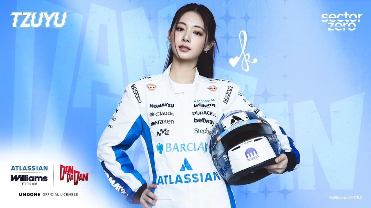 周子瑜將演唱 Atlassian Williams F1 Team × 電視動畫《膽大黨》特別合作企劃主題曲（新聞配圖）