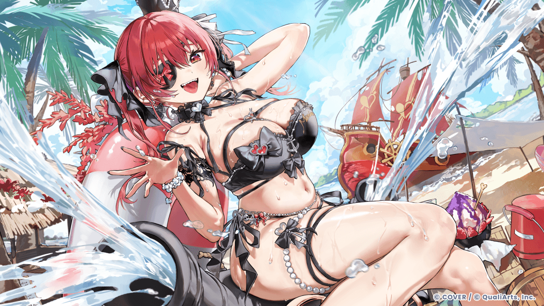 《hololive Dreams》首次大型更新 全新區域「汽水泡泡灣」及「夢幻的碧藍新天地轉蛋」登場（新聞配圖）