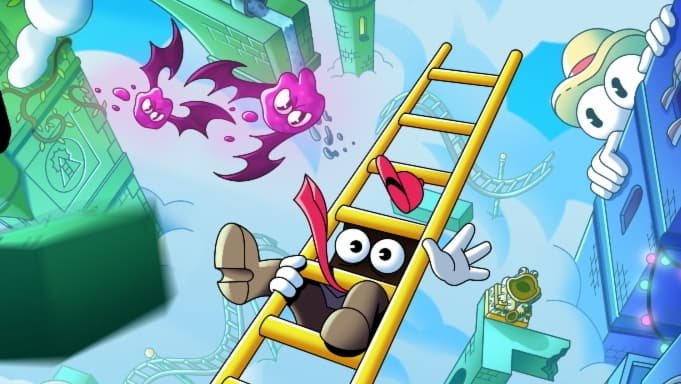 傾斜梯子翻越障礙！2D 動作遊戲《攀梯小子》公開新影片（新聞配圖）