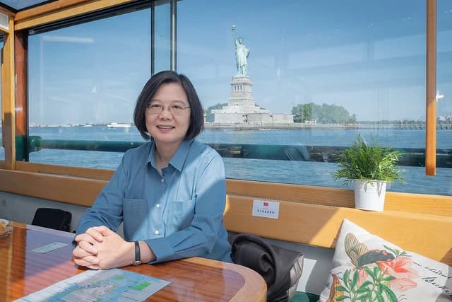 蔡英文卸任後首度訪美 下週赴史丹佛大學發表演說(新聞配圖)