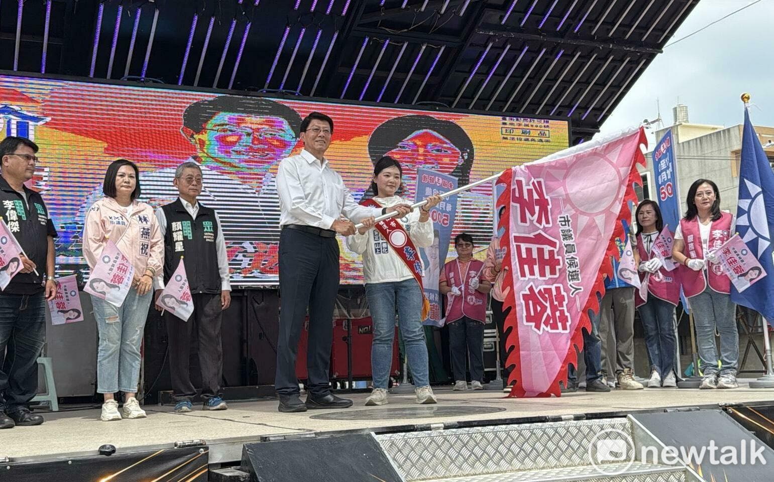 藍白同台力挺 謝龍介李佳蓉聯合競選服務處成立 拚大南科關鍵一席(新聞配圖)