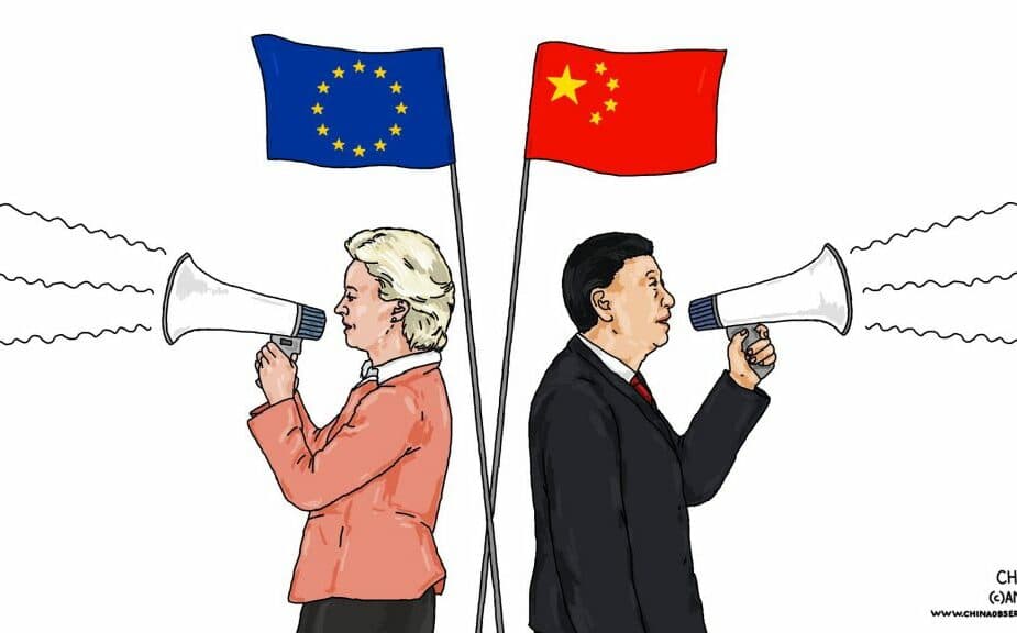 歐盟持續推動貿易保護措施 中國商務部：將採取堅決地回應（新聞配圖）