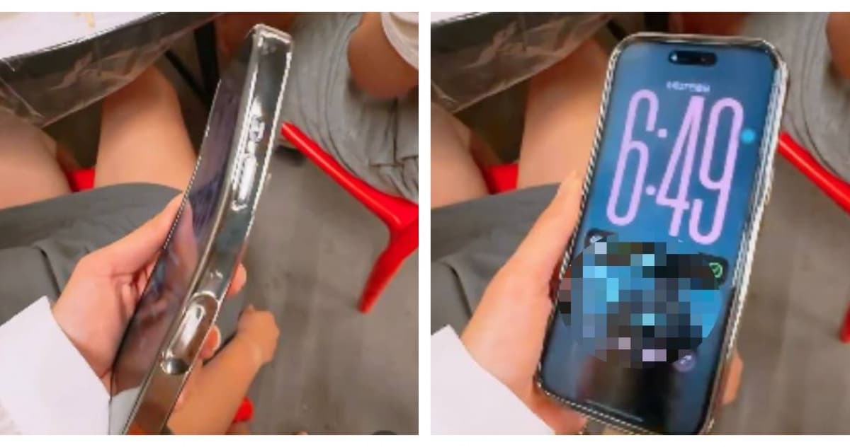 摔車「iPhone 18整支彎了」!她一滑竟還能用 8萬人看傻(新聞配圖)
