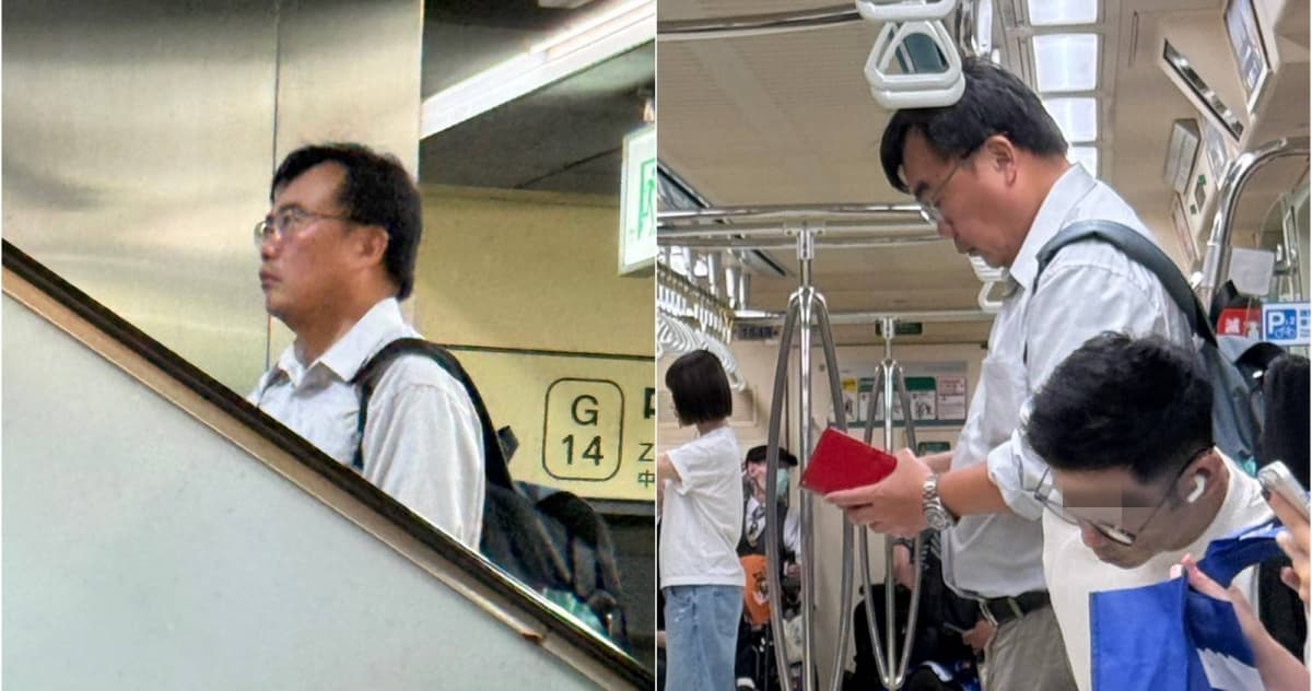娛樂報報/財經專家年領190萬股息 樸實搭捷運被捕獲(新聞配圖)