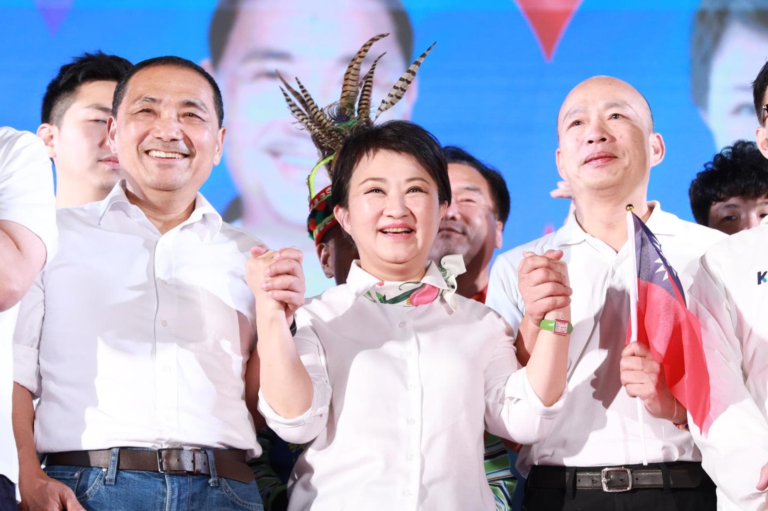 藍營天團合體!盧秀燕、韓國瑜、侯友宜4日力挺江啟臣(新聞配圖)