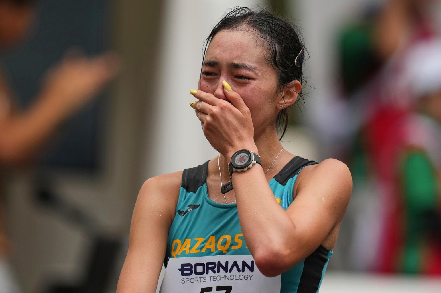 亞運/領先近4分鐘奪金竟被取消！哈薩克女將「鞋子不合規」金牌飛了（新聞配圖）