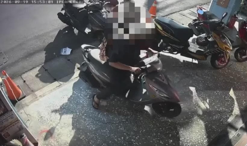 影/新北淡水女毒蟲變裝偷機車 2hrs遭逮驗出毒駕(新聞配圖)