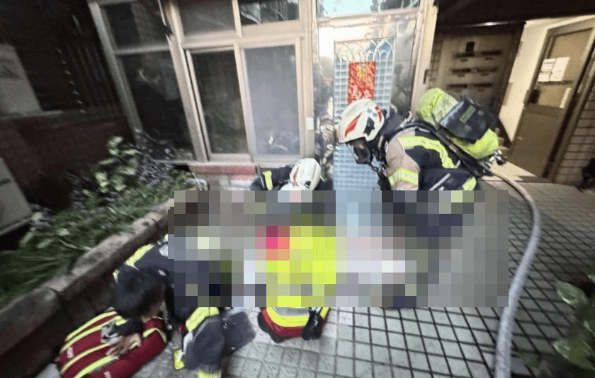 桃園楊梅清晨民宅惡火男子受困　命危送醫搶救不治（新聞配圖）
