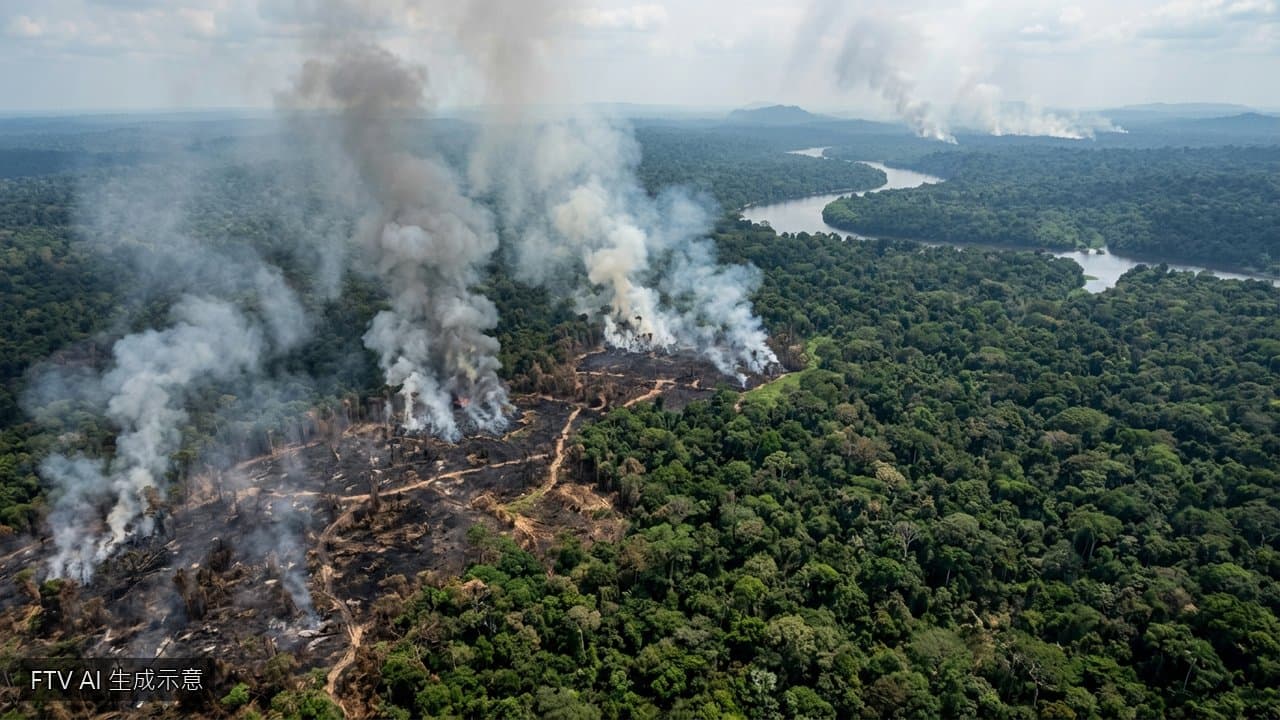 聖嬰現象引爆亞馬遜野火 巴西原住民力挺Lula連任(新聞配圖)