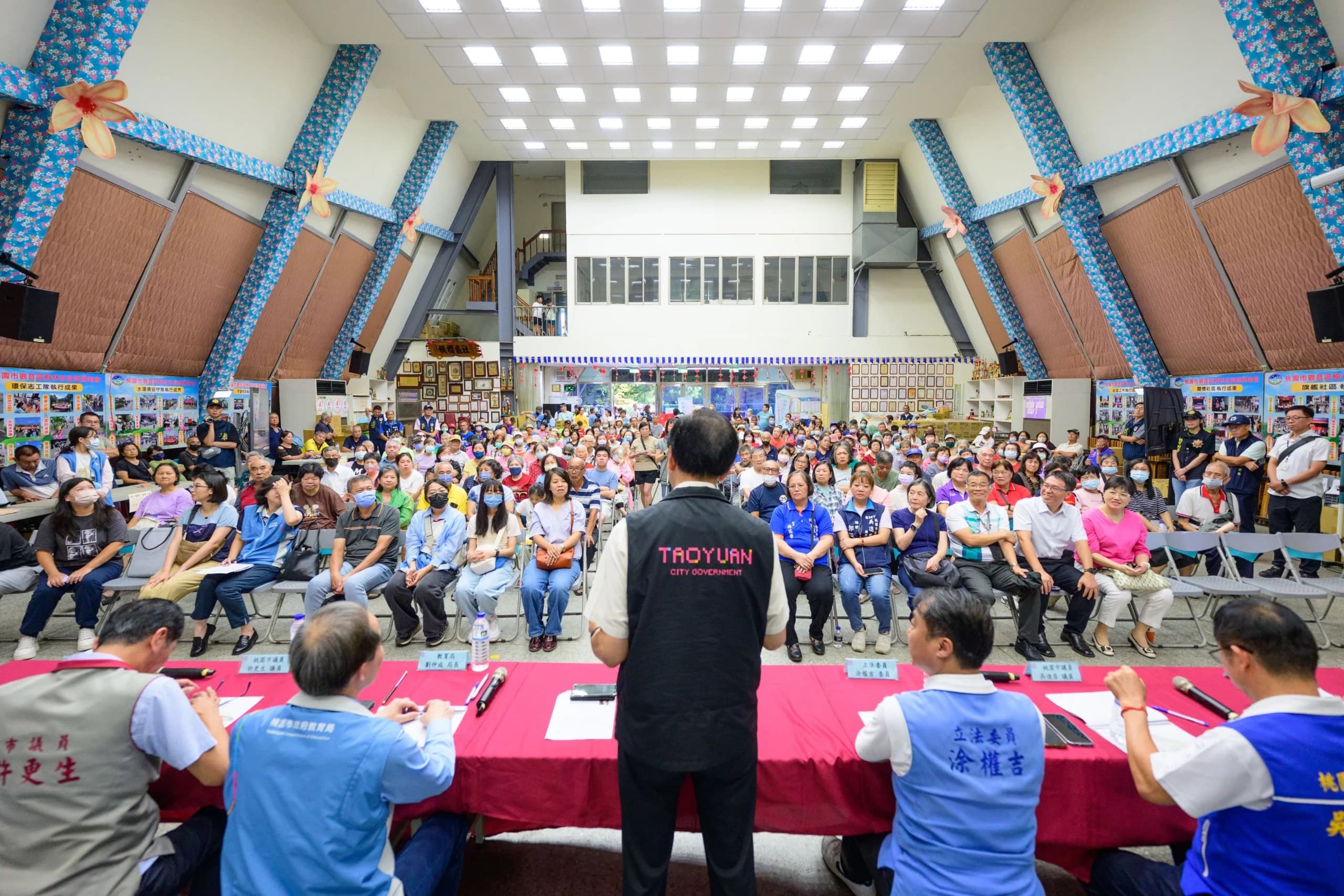 觀音草漯新設觀樹國小補足教育需求 張善政前進在地傾聽民意(新聞配圖)