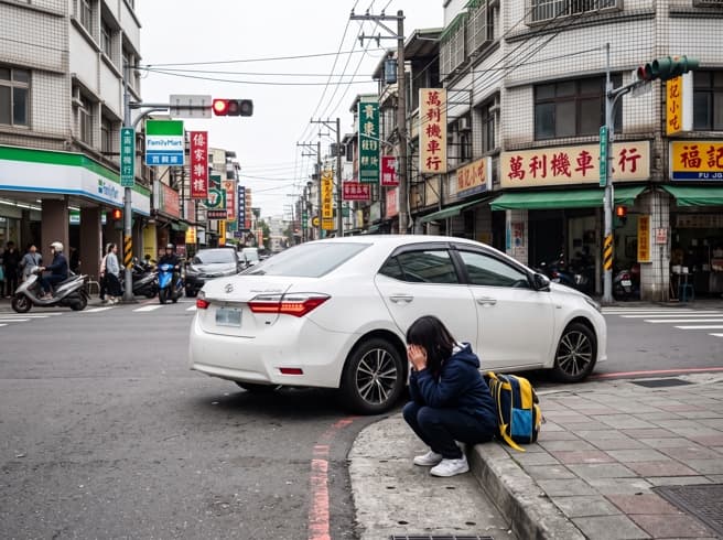被丟包?桃園8歲女童邊哭邊追車 一拍車門親媽踩油門狂奔 真相大逆轉(新聞配圖)