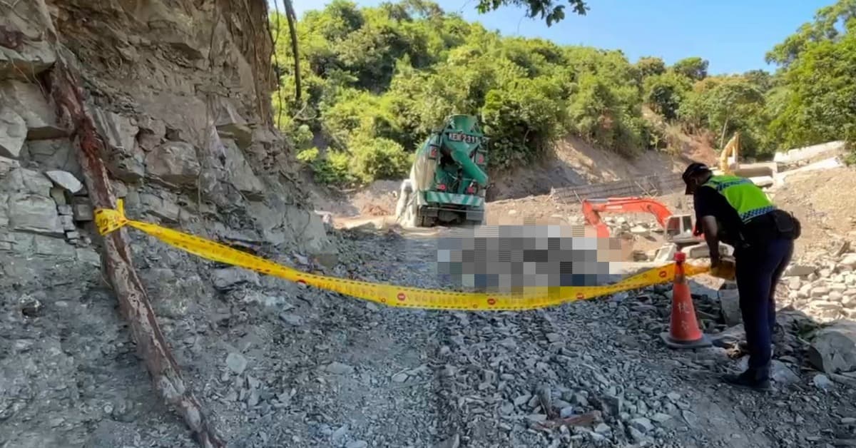 視線死角?工人在便道上午睡 水泥車經過輾斃(新聞配圖)