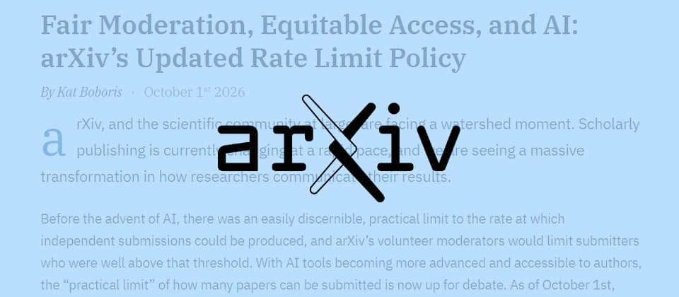 AI導致低品質報告氾濫,arXiv將限制報告每月提交最多2篇(新聞配圖)